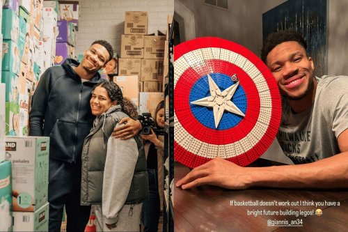 “Bright future building legos”: Giannis Antetokounmpo’s fiancee Mariah Riddlesprigger hilariously roasts 2x MVP amid bed-ridden hobbies