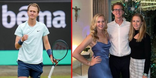 Sebastian Korda celebrates sister Nelly Korda's LPGA Tour Player of the Year 2024 achievement with eldest sister Jessica Korda