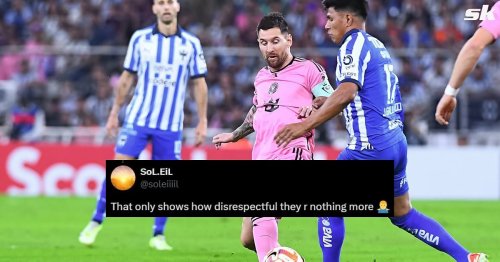 "They are literally crossing their limits" - Fans slam Monterrey supporters for disrespecting Lionel Messi's Inter Miami jersey after CONCACAF Cup win