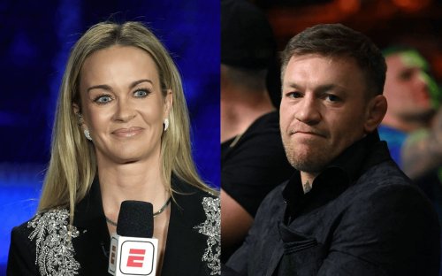 Female UFC star gets cheeky with Laura Sanko by poking fun at Conor McGregor’s alleged viral NFSW photo drama