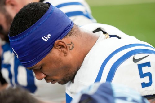 "Definition of a low life" - NFL fans react as Colts QB Anthony Richardson undergoes anesthesia for massive tattoo on his back