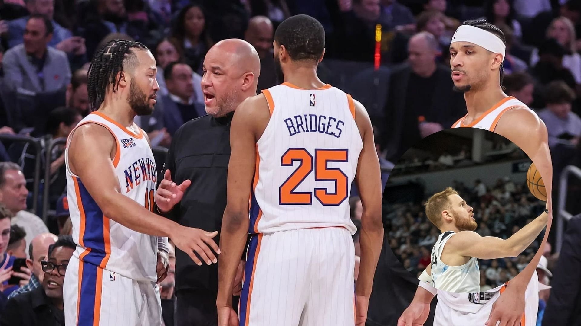 "Spoiler alert....he's coming back" - NBA fans hyped as Jalen Brunson & Nova Knicks reunite with Donte DiVincenzo for March Madness ad