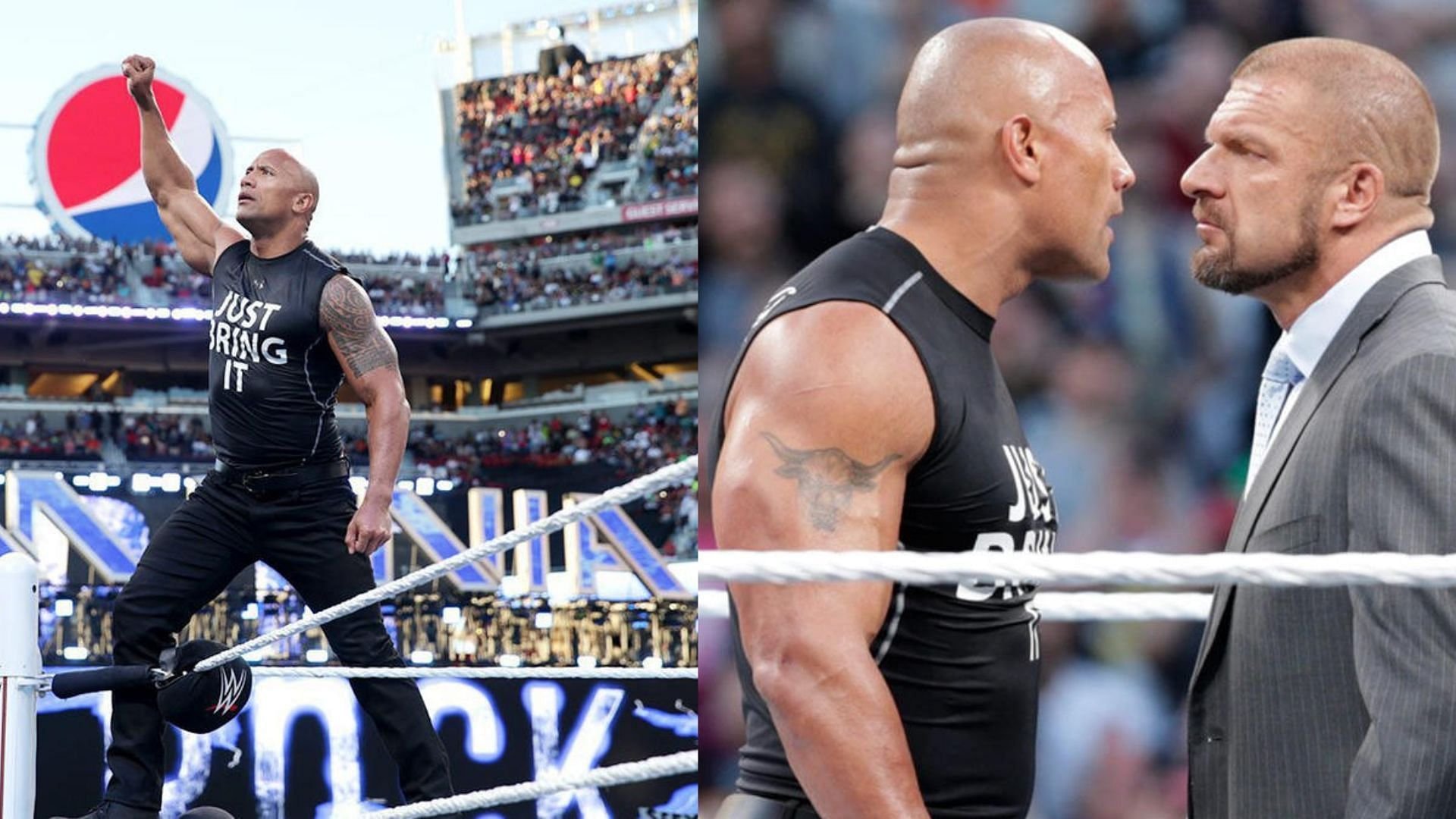 What did Dwayne Johnson tweet about WWE legend Triple H? | Flipboard