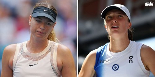 "Maria Sharapova wouldn't be top 20 in 2020s because they would take away her drugs" - Fans reject claim of Iga Swiatek not being top 10 in 2000s era