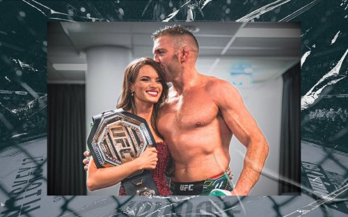 Photos: Dricus du Plessis' fiancee Vasti Spiller drops adorable pictures from beach vacation with their pet dog Achilles
