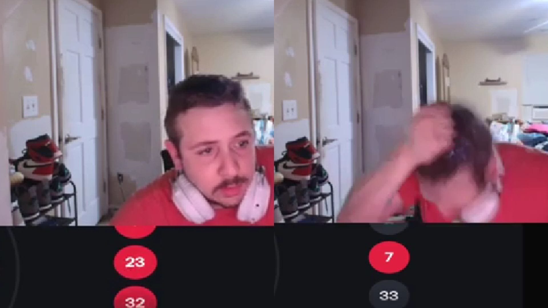 Video of streamer Bossmanjack punching himself in anger after losing $10,000 while gambling goes viral