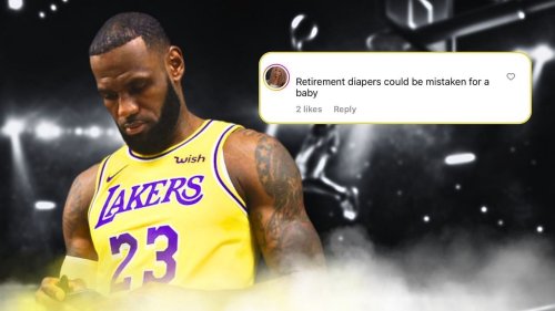 "Retirement diapers could be mistaken" - NBA fans send in rib-tickling reactions to LeBron James making baby noises