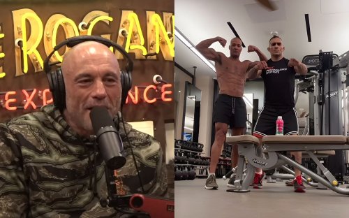 Tony Ferguson "dying" during Hell Week training with David Goggins has Joe Rogan intrigued about the outcome