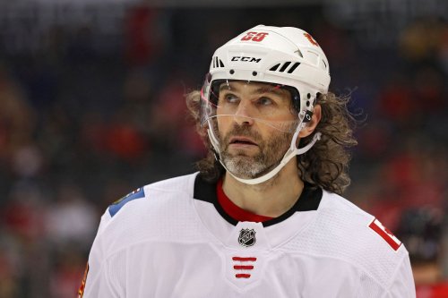 IN PHOTOS Jaromir Jagr Attended Florida Panthers Game 4 With His Girlfriend Dominika Branisova 
