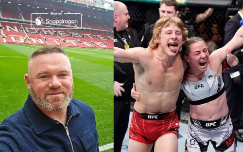 Soccer icon Wayne Rooney reacts as Paddy Pimblett pens touching message to "big sister" Molly McCann following her retirement