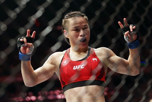 Watch: Zhang Weili shows incredible improvement in English while talking potential opponents for her first title defense