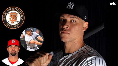 "Favorite team is the Giants and my favorite players are Giancarlo Stanton and Albert Pujols" - Aaron Judge's 2013 tweet mentioning his favorite players and team resurfaces in the midst of his free agency saga