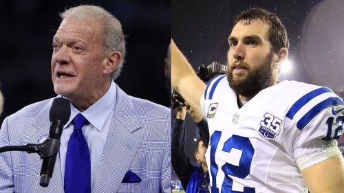 WATCH: Andrew Luck's 'outstanding' 60-second challenge gets Colts owner Jim Irsay to donate $1,000,000 for cancer research