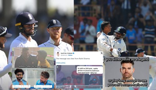 "Jaldi se 200 karle.. adhe ghante se Dravid ko bathroom mein band karke rakha hai"- Top 10 funny memes as India set 557 target for England in 3rd Test