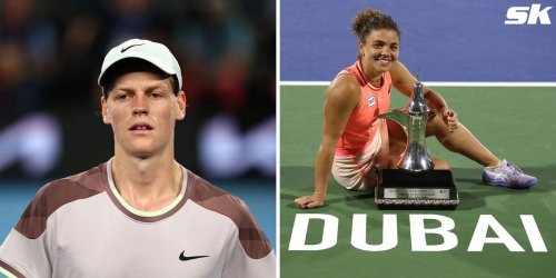 "Maybe Jannik Sinner texted her"; "Golden Boy not a nice person" - Fans divided over Italian not publicly congratulating compatriot Jasmine Paolini on title win at Dubai Tennis Championships
