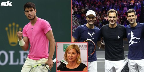 "You think you've seen the greatest with Federer, Nadal, and Djokovic" - Carlos Alcaraz could be at a higher level than Big 3, feels Chris Evert