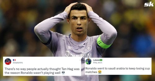 "Ronaldo losing a game in Saudi whilst Messi is on a field trip" - Twitter explodes as Cristiano Ronaldo's Al Nassr lose to Al Ittihad