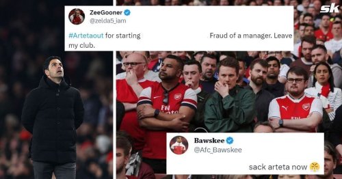 “Sack Arteta now”, “Fraud of a manager” – Arsenal fans furious after 2 players miss out on starting line-up to face Bournemouth