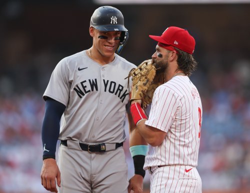 "I was talking to Bryce Harper a lot" - Aaron Judge reveals conversation with Phillies superstar after 2nd AL MVP Award win