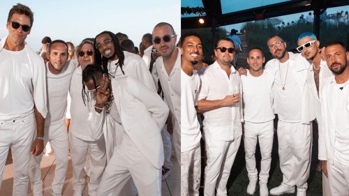 IN PHOTOS: Tom Brady spotted at Michael Rubin’s Hamptons white party ...