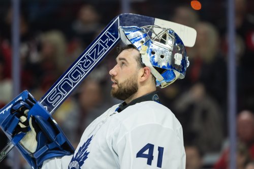 Maple Leafs' Anthony Stolarz struck a deal with referees ahead of Game 3