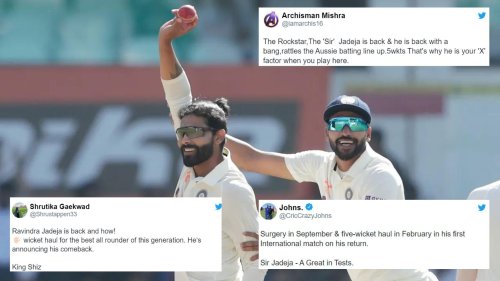 "Sir Jadeja For A Reason"- Fans Hail Ravindra Jadeja For A Stellar ...