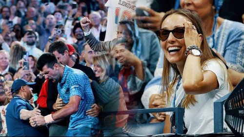 Novak Djokovic's wife Jelena melts after Serb's record-breaking Australian Open triumph