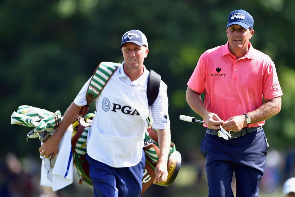Phil Mickelson with sk