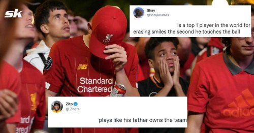 “Plays like his father owns the team” – Fans label Liverpool star as no.1 ‘for erasing smiles when he touches the ball’ after Champions League final defeat to Real Madrid