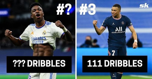 5 players with most dribbles in Europe last season (2021-22)