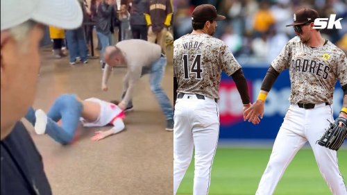 WATCH: MLB fans get into massive brawl during Padres' loss to Giants at Petco Park