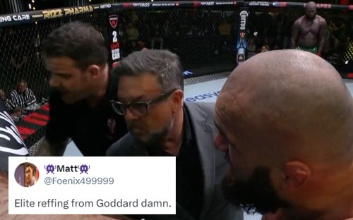 “He legit quit” - Shamil Gaziev’s corner confession sparks abrupt end to UFC Vegas 87 main event, fans react