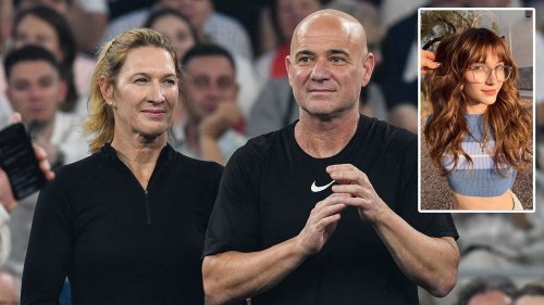 Andre Agassi and Steffi Graf's daughter Jaz continues showing support for UNLV men's tennis as home team falls short