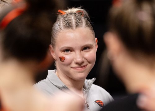 Jade Carey and girlfriend enjoy Olympian's time away from gymnastics after Oregon State Beavers collegiate career ends