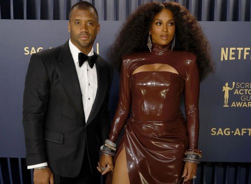"He don't be reading the Bible forreal": NFL fans gasp at Russell Wilson's raunchy statement about wife Ciara's latex outfit