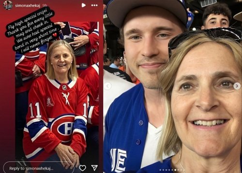 "Fly high special angel": Arber Xhekaj's mom Simona pens a heartfelt message after Brendan Gallagher announces mother Della's death