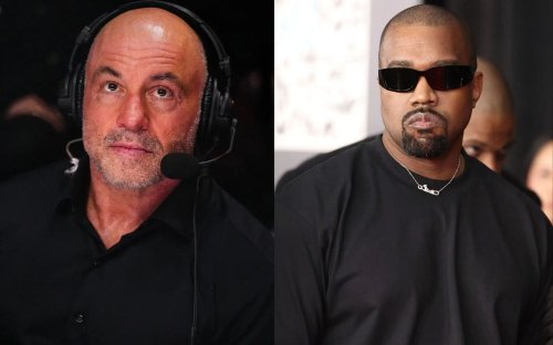 Joe Rogan gets honest about Kanye West's controversial new song being banned from streaming platforms: "Kinda the sign of the times"