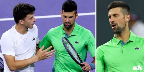 "Sore loser can't let Luca Nardi have his day without ruining it" - Novak Djokovic's exchange with Italian at net after Indian Wells loss angers fans