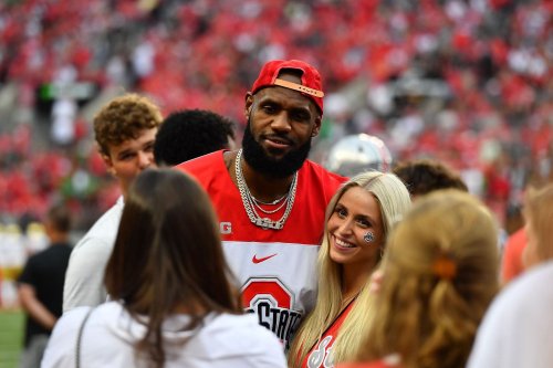 NBA fans send in hilarious reactions to LeBron James speculating about collegiate football - "Bro had one day of workout with the current roster and said imma head out lol", "LeQB? LeWR?"