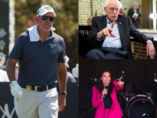 Phil Mickelson takes jab at Bernie Sanders, AOC amid anti-oligarchy rally: "This is crazy"