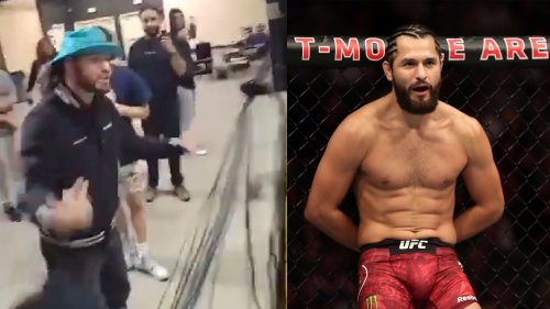 WATCH: Jorge Masvidal stops massive backstage brawl from breaking out between fighters