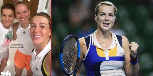 "Are we back to Roland Garros 2006?" - Anastasia Pavlyuchenkova has mini-reunion with Caroline Wozniacki & Agnieszka Radwanska at French Open 2023
