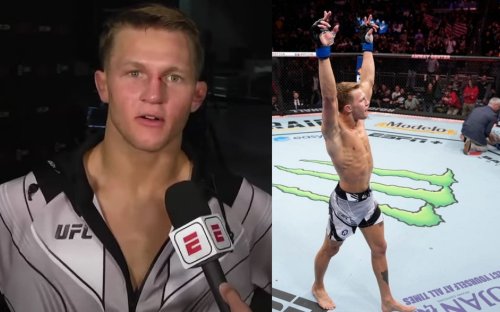 UFC newcomer scores first knockout of professional career with UFC debut, but with a heavy heart