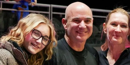 Andre Agassi and Steffi Graf's daughter Jaz indulges her love for animals during fun outing with a friend in her custom RAM truck