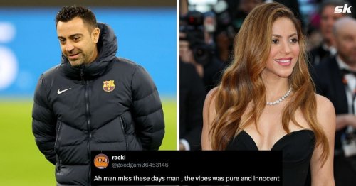 "Imagine Messi on stage," "Banter material" - Fans react to hilarious old video of Barcelona boss Xavi dancing at a Shakira concert