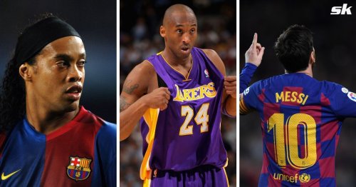 "Going to be the greatest player who ever lived" - When Ronaldinho introduced young Lionel Messi to late NBA legend Kobe Bryant