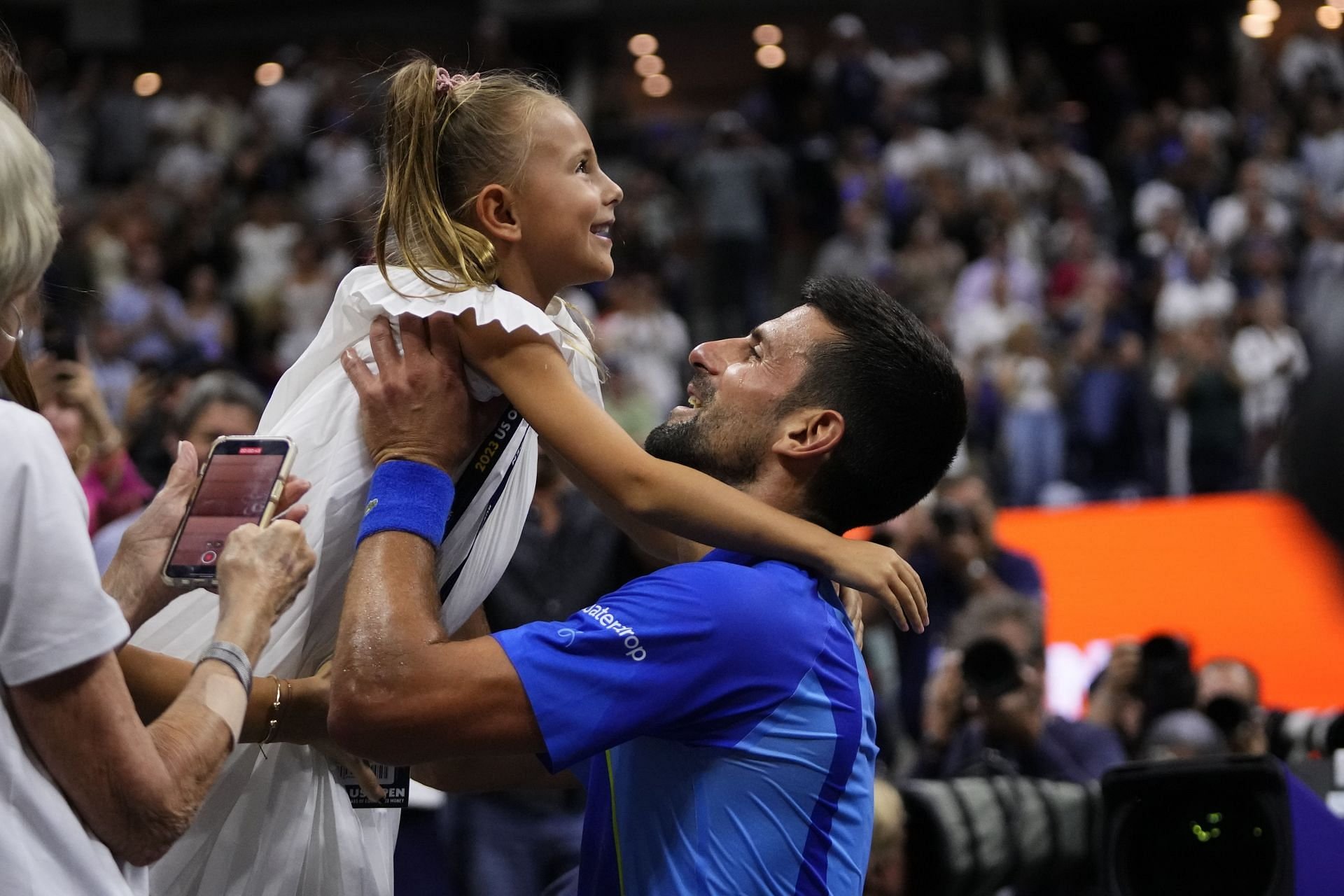 Novak Djokovic's daughter Tara stole the show in US Open 2023 final