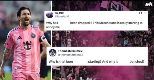 “Mascherano is really starting to annoy me” - Fans unhappy with changes in Inter Miami line-up as Lionel Messi and company face Columbus Crew