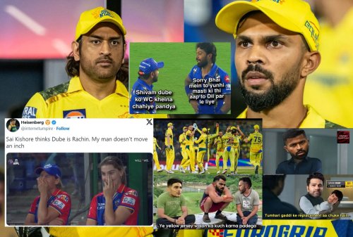 "Haa Rahul bhai, dube kaisa rahega hardik ki jagah world cup me"- Top 10 funny memes after CSK's thumping win vs GT in IPL 2024