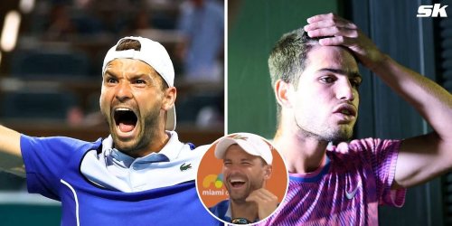 WATCH: Grigor Dimitrov in stitches on hearing Carlos Alcaraz's honest admission of feeling 13 after being crushed by Bulgarian in Miami Open QF